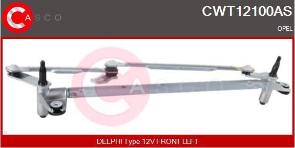 Casco CWT12100AS - Stiklu tīrītāja sviru un stiepņu sistēma autodraugiem.lv