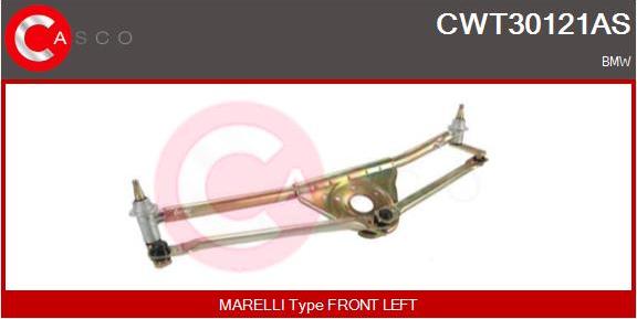 Casco CWT30121AS - Stiklu tīrītāja sviru un stiepņu sistēma autodraugiem.lv