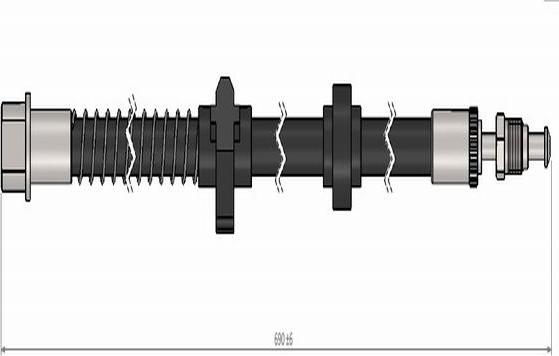 CAVO C900 992A - Bremžu šļūtene autodraugiem.lv