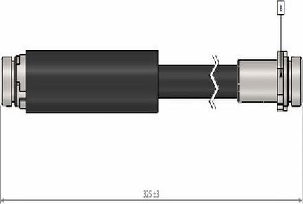 CAVO C900 821A - Bremžu šļūtene autodraugiem.lv