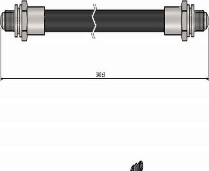 CAVO C800 145A - Bremžu šļūtene autodraugiem.lv