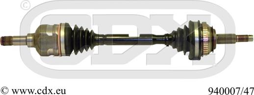 CDX 940007/47 - Piedziņas vārpsta autodraugiem.lv