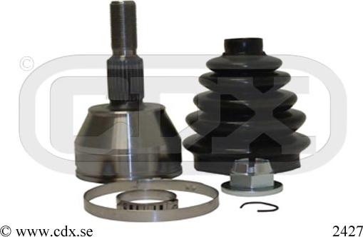 CDX 2427 - Šarnīru komplekts, Piedziņas vārpsta autodraugiem.lv