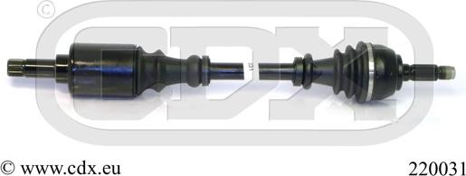 CDX 220031 - Piedziņas vārpsta autodraugiem.lv