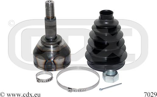 CDX 7029 - Šarnīru komplekts, Piedziņas vārpsta autodraugiem.lv