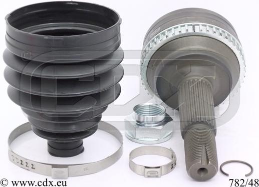 CDX 782/48 - Šarnīru komplekts, Piedziņas vārpsta autodraugiem.lv