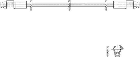 CEF 516952 - Bremžu šļūtene autodraugiem.lv
