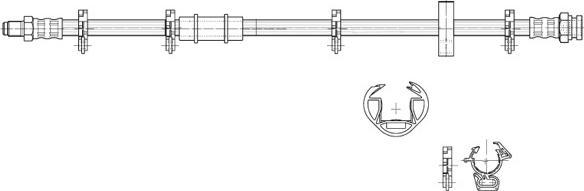 CEF 516973 - Bremžu šļūtene autodraugiem.lv