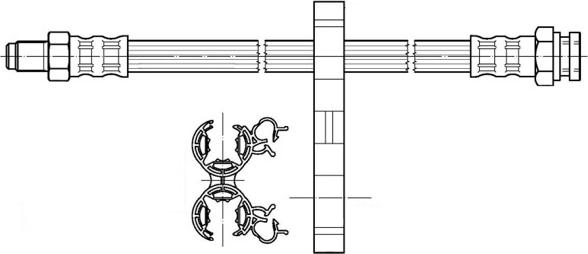 CEF 511529 - Bremžu šļūtene autodraugiem.lv