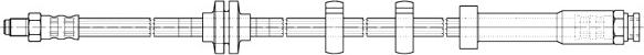 CEF 511658 - Bremžu šļūtene autodraugiem.lv