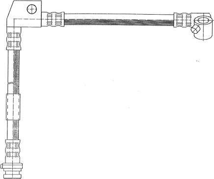 CEF 511333 - Bremžu šļūtene autodraugiem.lv