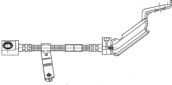 CEF 513272 - Bremžu šļūtene autodraugiem.lv