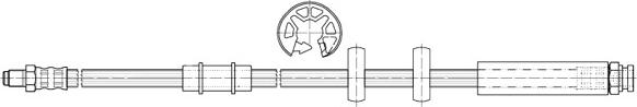 CEF 512548 - Bremžu šļūtene autodraugiem.lv