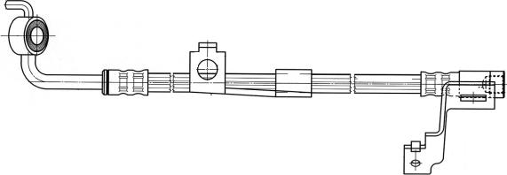 CEF 512136 - Bremžu šļūtene autodraugiem.lv