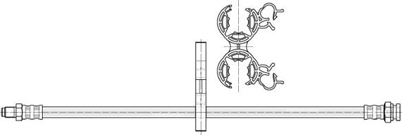 CEF 512353 - Bremžu šļūtene autodraugiem.lv