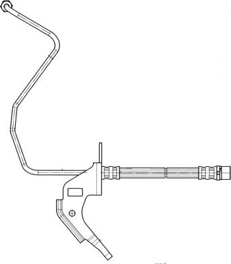 CEF 512328 - Bremžu šļūtene autodraugiem.lv