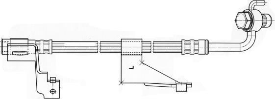 CEF 512270 - Bremžu šļūtene autodraugiem.lv