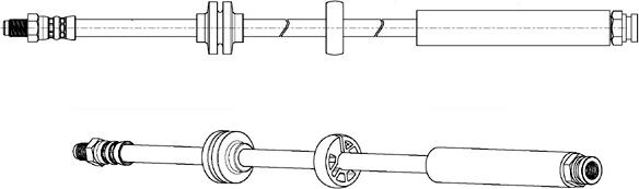 CEF 512709 - Bremžu šļūtene autodraugiem.lv