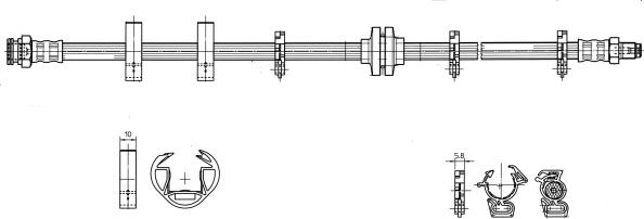 CEF 517067 - Bremžu šļūtene autodraugiem.lv