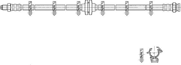 CEF 517126 - Bremžu šļūtene autodraugiem.lv