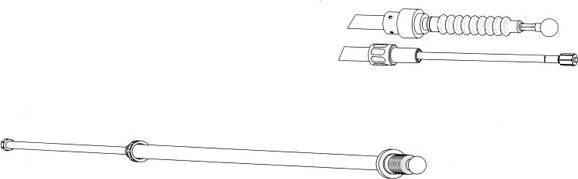 CEF VW02187 - Trose, Stāvbremžu sistēma autodraugiem.lv