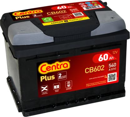 CENTRA CB602 - Startera akumulatoru baterija autodraugiem.lv