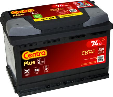 CENTRA CB741 - Startera akumulatoru baterija autodraugiem.lv
