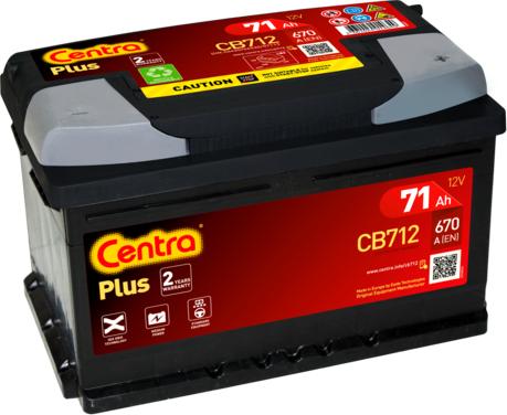 CENTRA CB712 - Startera akumulatoru baterija autodraugiem.lv