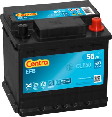 CENTRA CL550 - Startera akumulatoru baterija autodraugiem.lv