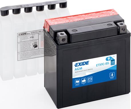 CENTRA ETX9C-BS - Startera akumulatoru baterija autodraugiem.lv