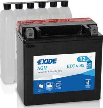 CENTRA ETX14-BS - Startera akumulatoru baterija autodraugiem.lv