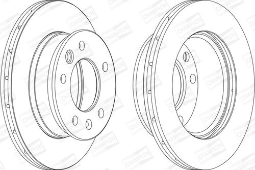 Champion 569122CH - Bremžu diski autodraugiem.lv