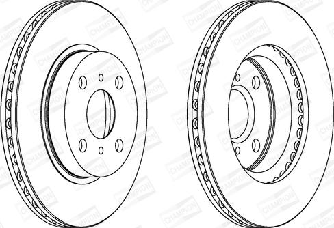 Champion 561968CH - Bremžu diski autodraugiem.lv