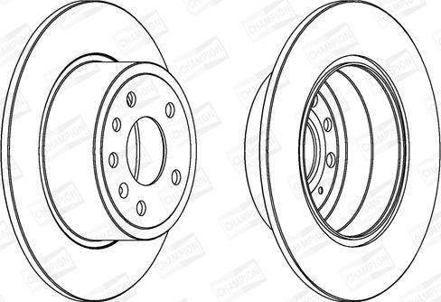 Champion 561962CH - Bremžu diski autodraugiem.lv