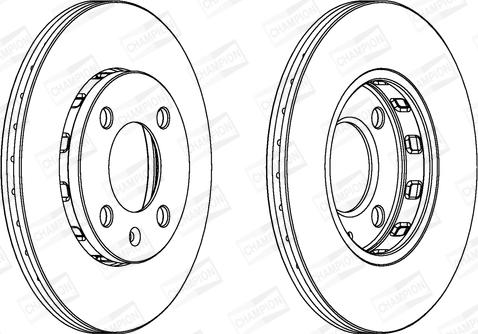 Champion 561981CH - Bremžu diski autodraugiem.lv