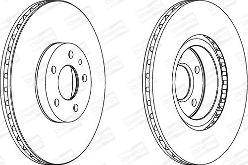 Champion 561520CH - Bremžu diski autodraugiem.lv