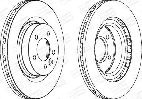 Champion 563046CH-1 - Bremžu diski autodraugiem.lv