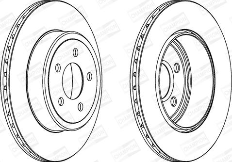 Champion 563034CH-1 - Bremžu diski autodraugiem.lv