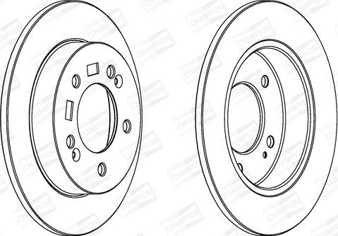 Champion 563033CH - Bremžu diski autodraugiem.lv