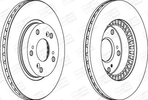 Champion 563147CH - Bremžu diski autodraugiem.lv