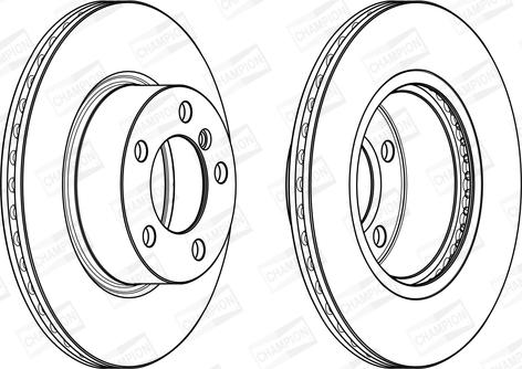 Champion 562976CH - Bremžu diski autodraugiem.lv
