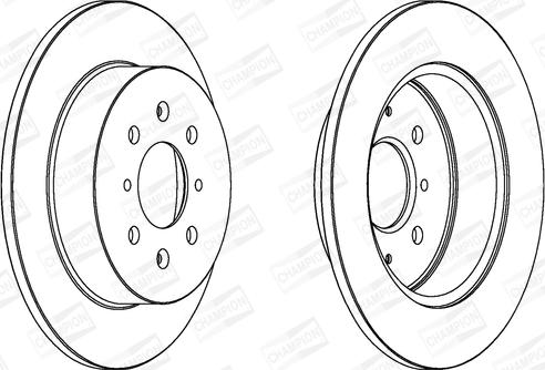 Champion 562440CH - Bremžu diski autodraugiem.lv