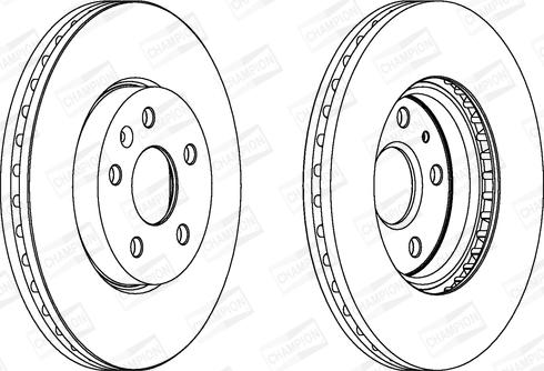 Champion 562462CH-1 - Bremžu diski autodraugiem.lv