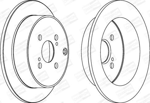 Champion 562431CH - Bremžu diski autodraugiem.lv