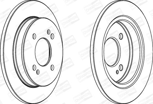 Champion 562429CH - Bremžu diski autodraugiem.lv