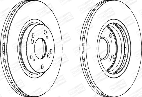 Champion 562546CH - Bremžu diski autodraugiem.lv