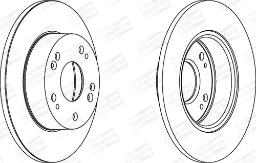 Champion 562542CH - Bremžu diski autodraugiem.lv