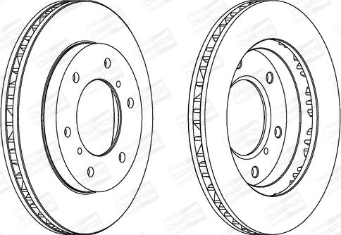 Champion 562572CH - Bremžu diski autodraugiem.lv