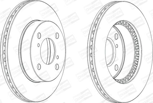 Champion 562674CH - Bremžu diski autodraugiem.lv