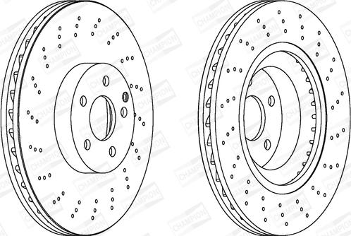 Champion 562678CH-1 - Bremžu diski autodraugiem.lv